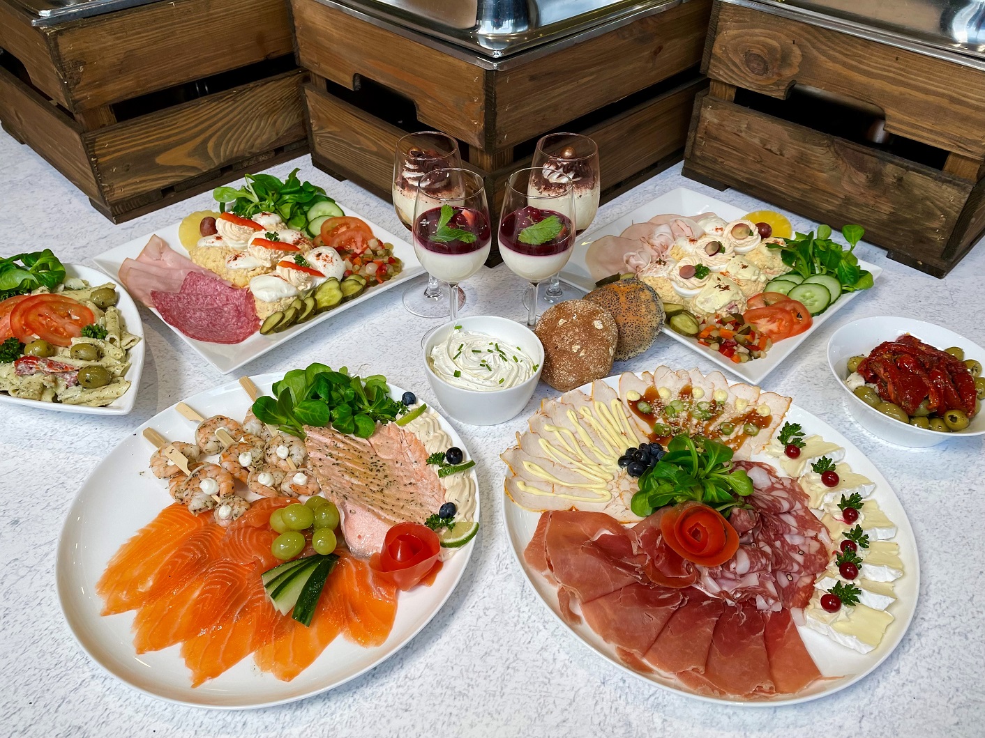 koud warm buffet thuisbezorgd